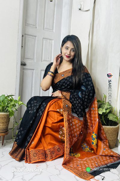 Premium Dhupiyan Silk Saree
