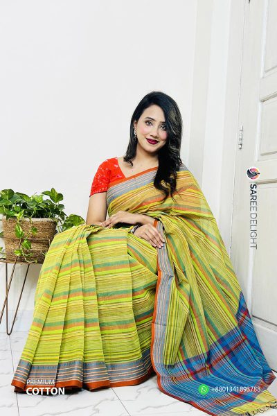 Premium Cotton Saree