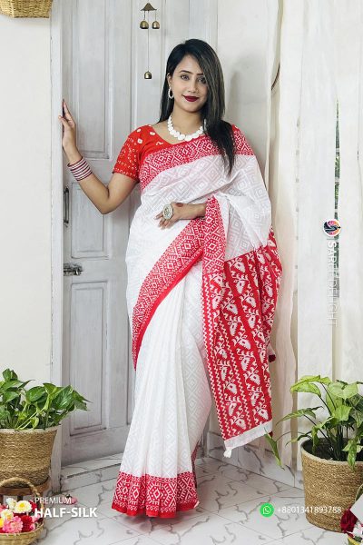 Premium Half-Silk Saree