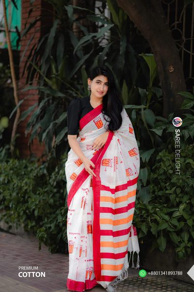 Pure Cotton Theme Saree