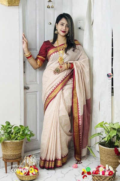 Premium Cotton Saree