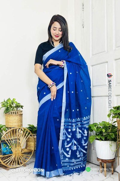 Traditional Chittoronjon Cotton Saree