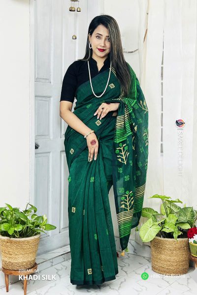 Premium Khadi Silk Saree