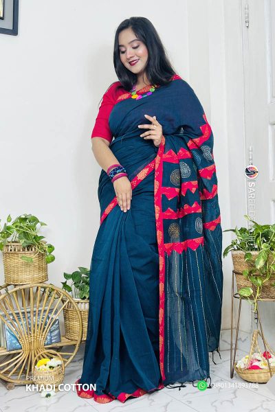 Premium Khadi Cotton Saree