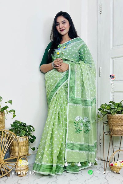 Premium Khadi Silk Saree