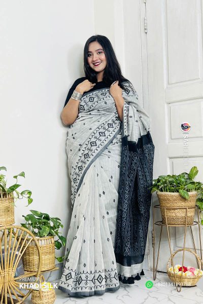 Premium Khadi Silk Saree