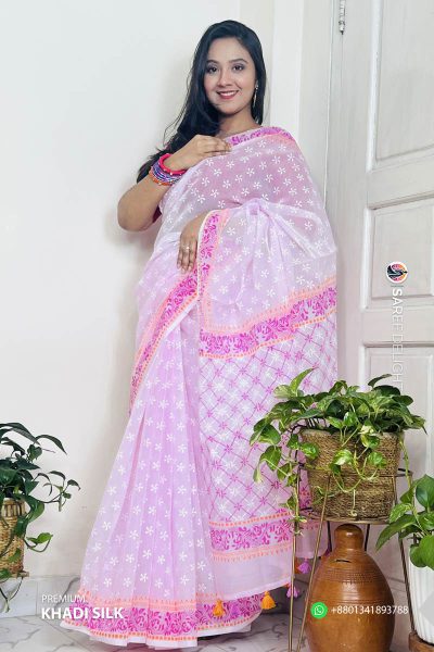Premium Khadi Silk Saree
