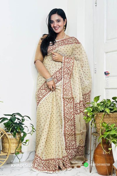 Premium Khadi Silk Saree