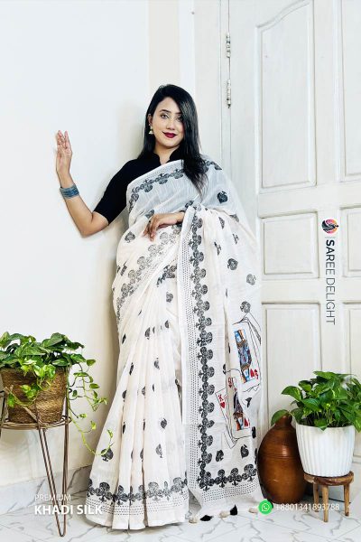 Premium Khadi Silk Saree