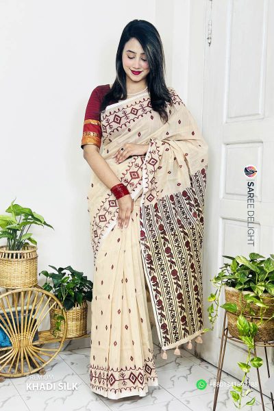 Premium Khadi Silk Saree