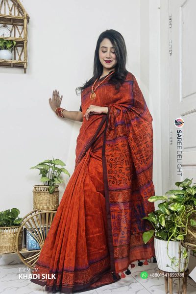 Premium Khadi Silk Saree