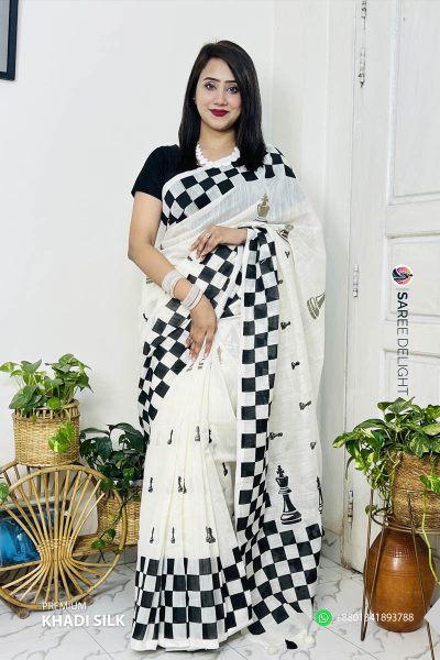 Premium Khadi Silk Saree